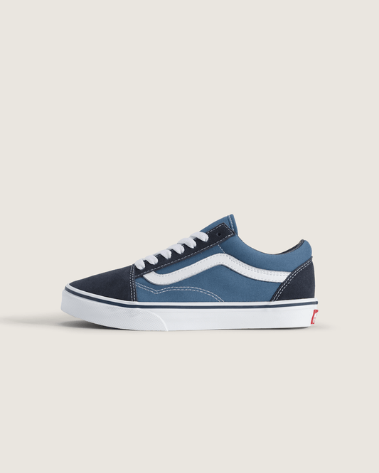 Vans Big Kids Old Skool Shoe in Navy Blue