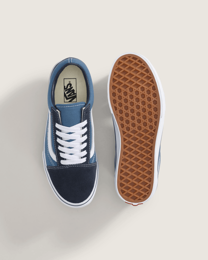 Vans Big Kids Old Skool Shoe in Navy Blue