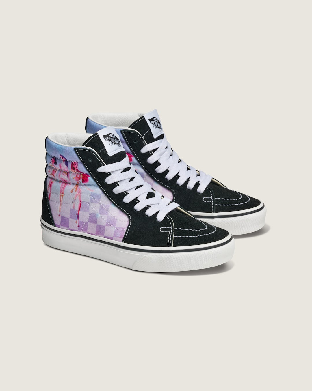 Vans KPop Demon Hunters x Vans Big Kids SK8-Hi Shoe in Kpop Demon Hunters Black / Purple