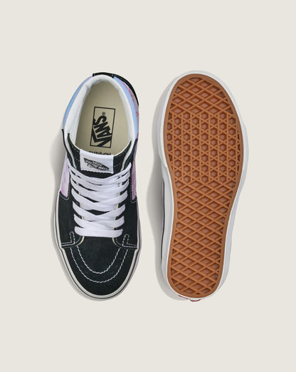 Vans KPop Demon Hunters x Vans Big Kids SK8-Hi Shoe in Kpop Demon Hunters Black / Purple