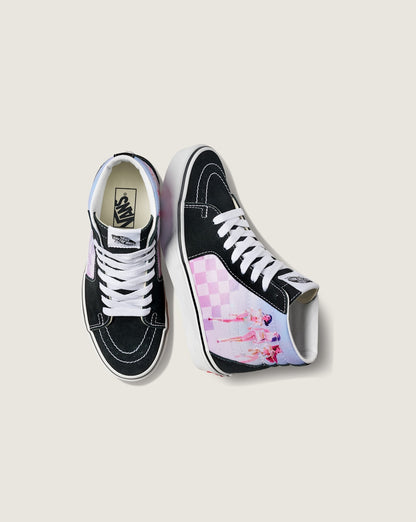 Vans KPop Demon Hunters x Vans Big Kids SK8-Hi Shoe in Kpop Demon Hunters Black / Purple