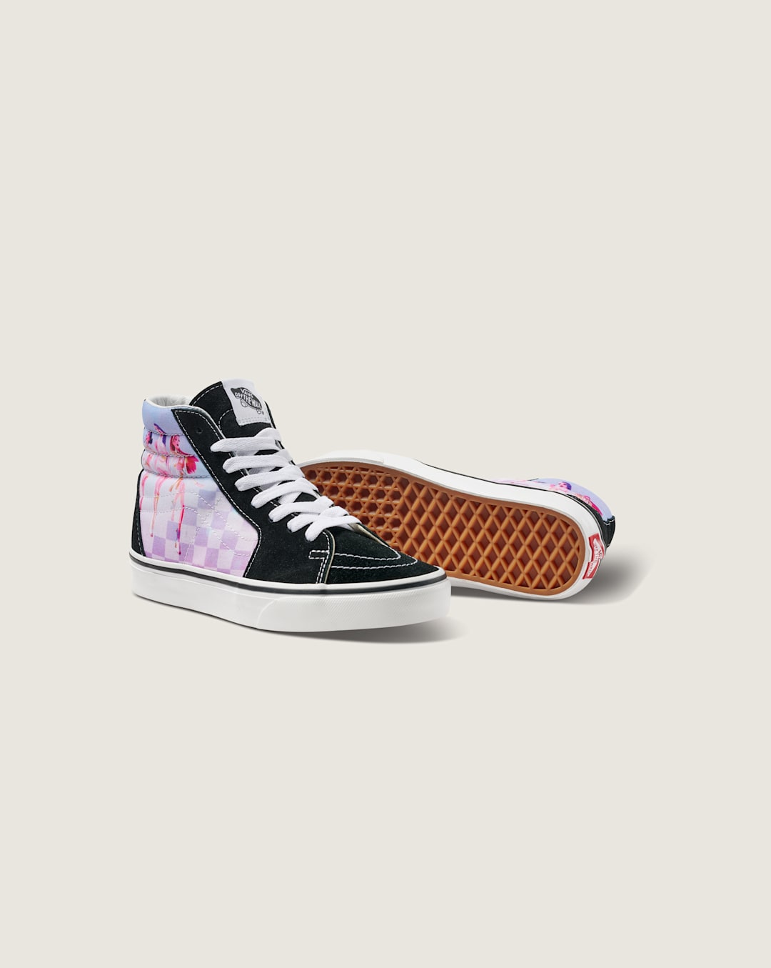 Vans KPop Demon Hunters x Vans Big Kids SK8-Hi Shoe in Kpop Demon Hunters Black / Purple