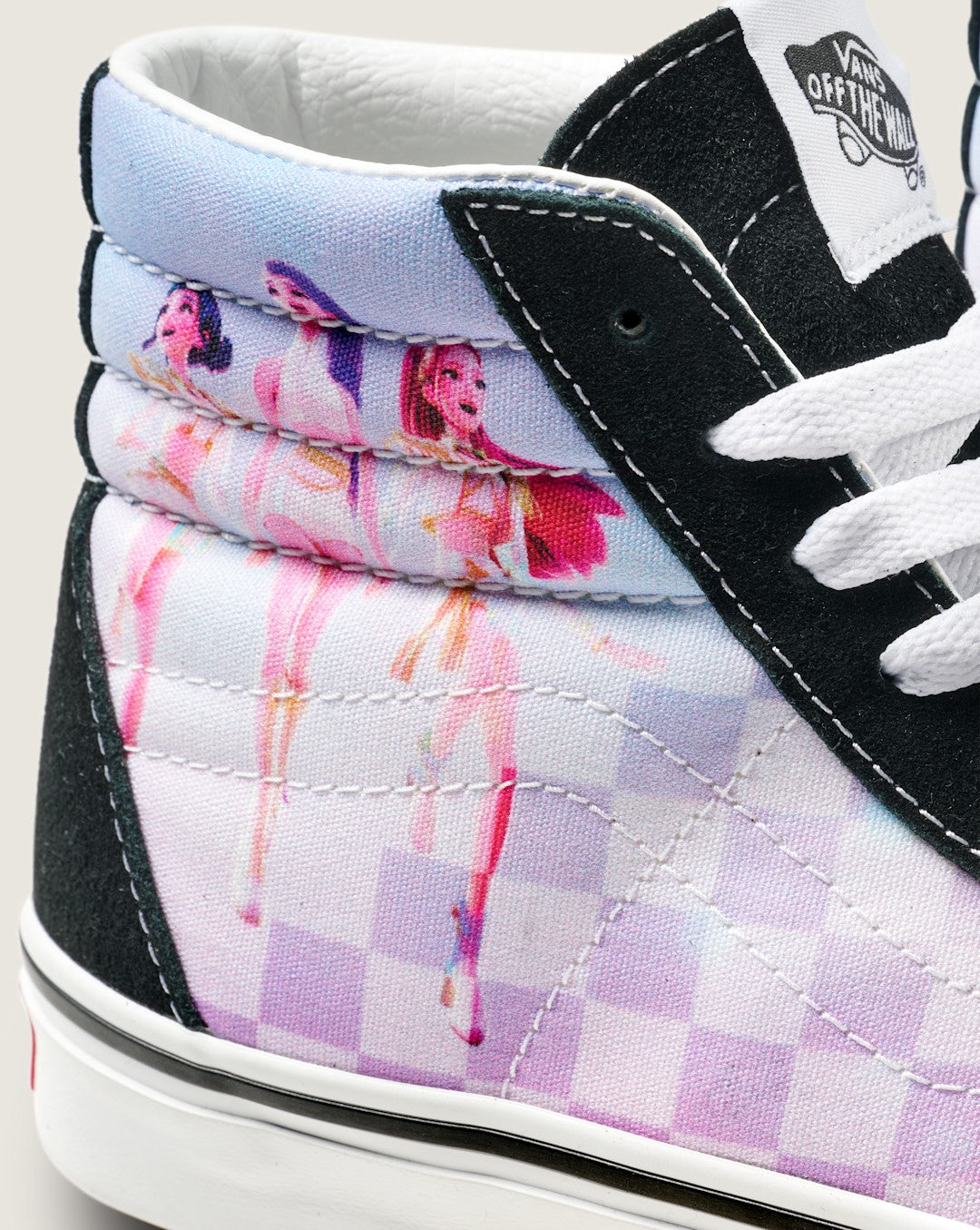 Vans KPop Demon Hunters x Vans Big Kids SK8-Hi Shoe in Kpop Demon Hunters Black / Purple