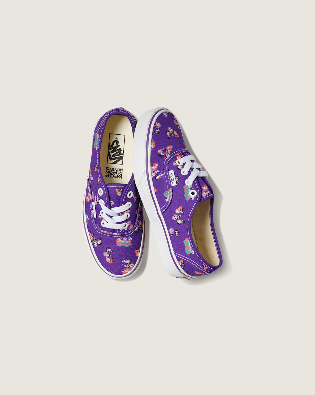 Vans KPop Demon Hunters x Vans Big Kids Authentic Shoe in Kpop Demon Hunters Purple