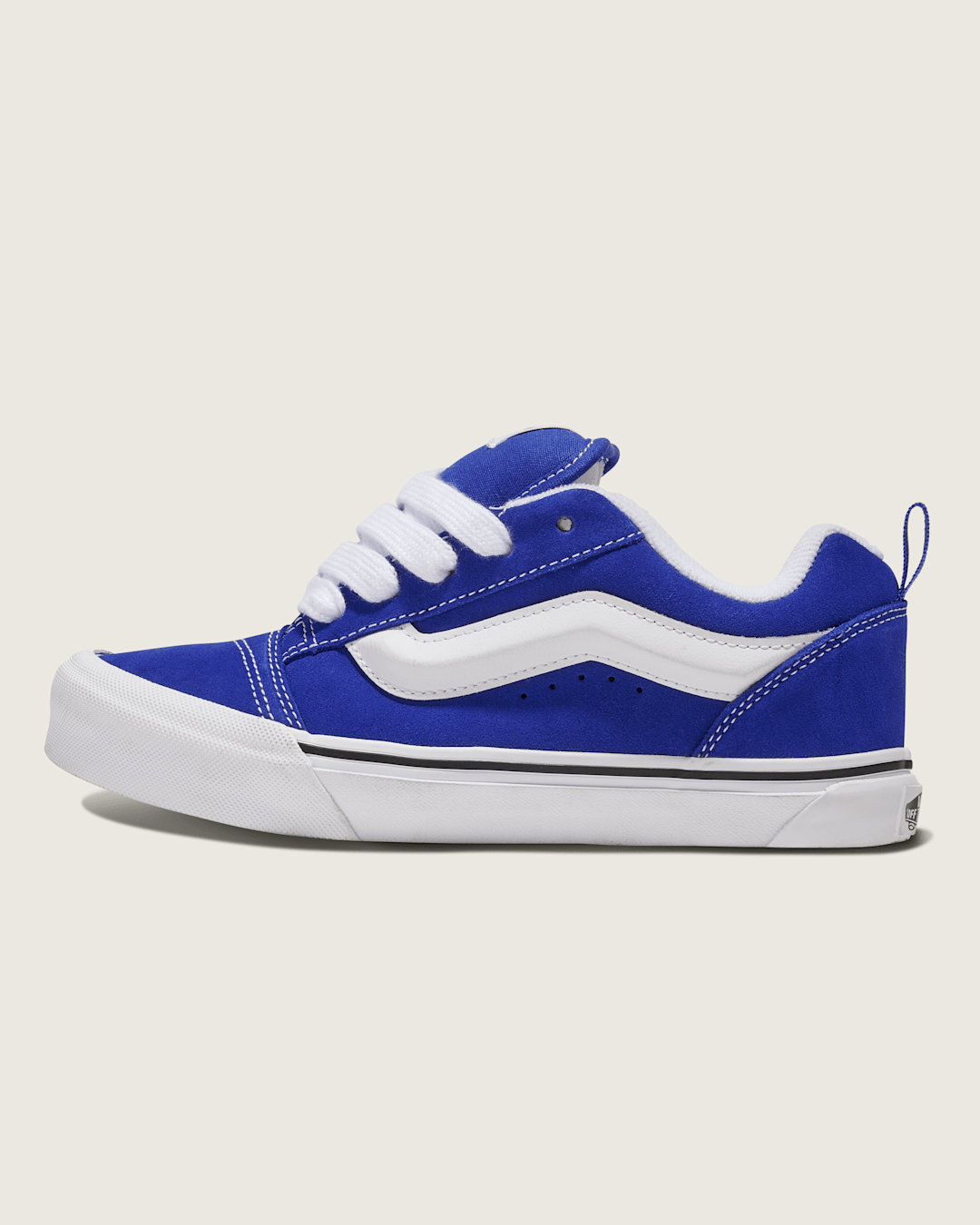 Vans Big Kids Knu Skool Shoe in Blue / White