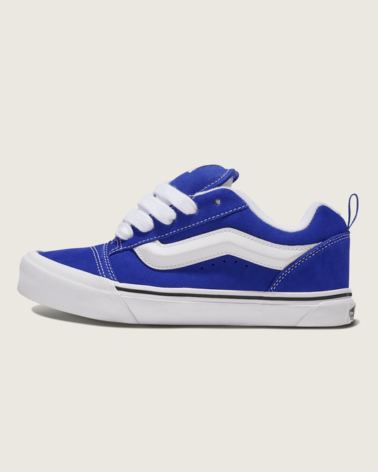 Vans Big Kids Knu Skool Shoe in Blue / White
