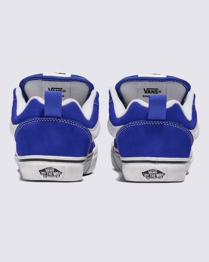 Vans Big Kids Knu Skool Shoe in Blue / White