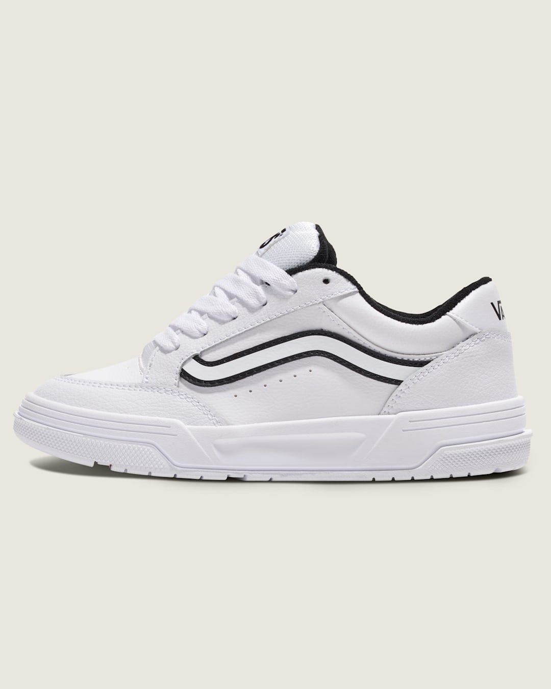 Vans Big Kids Hylane Shoe in White / Black