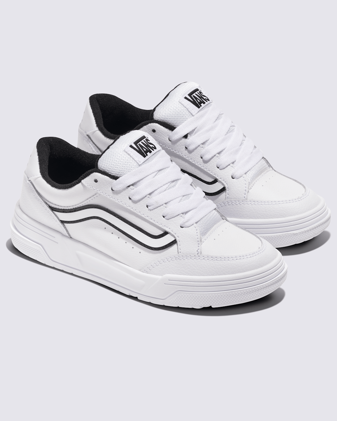 Vans Big Kids Hylane Shoe in White / Black