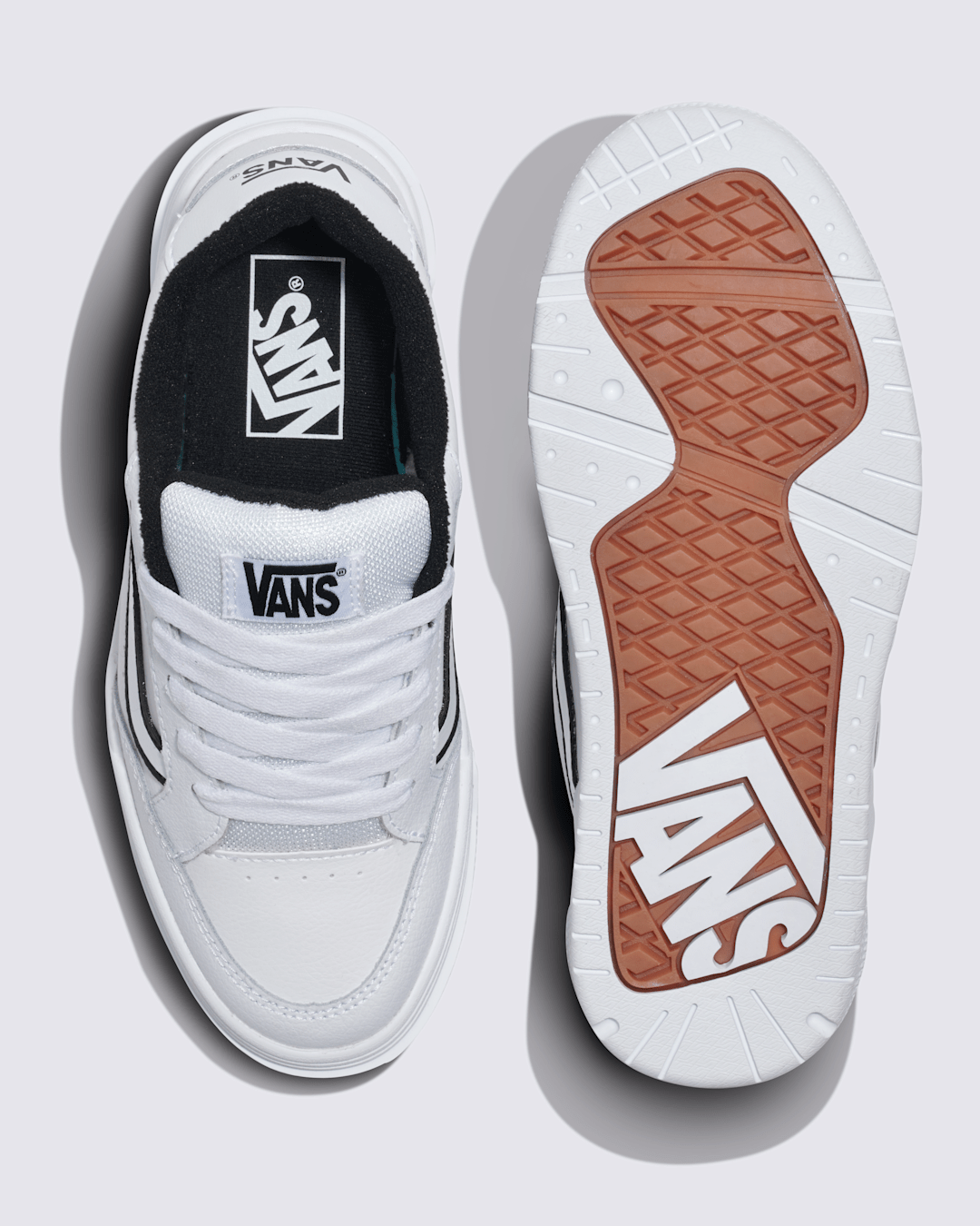 Vans Big Kids Hylane Shoe in White / Black