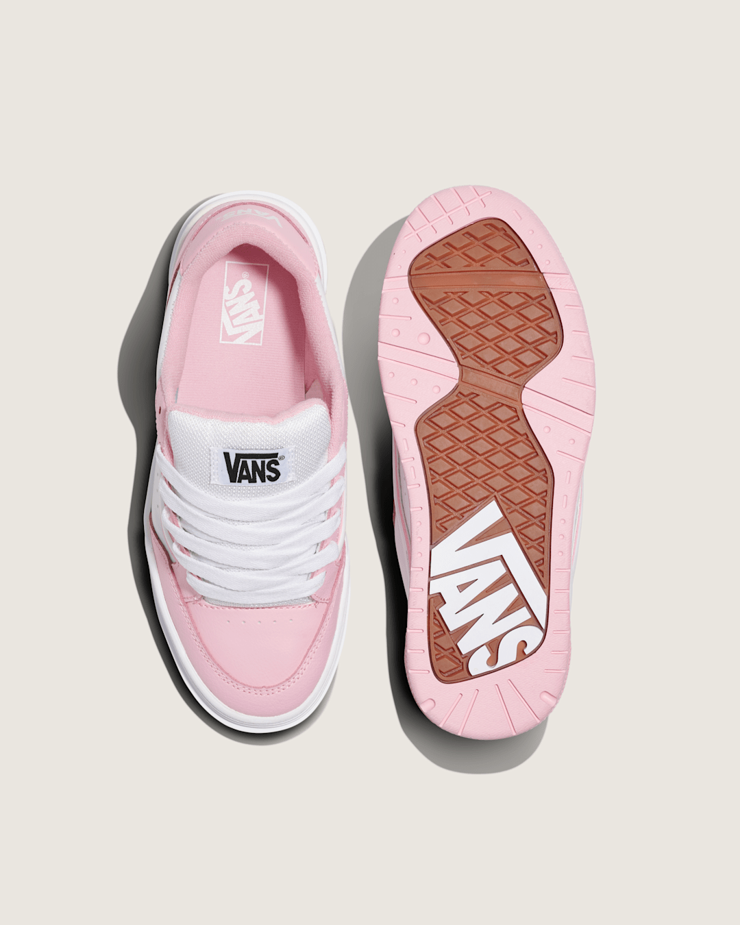 Vans Big Kids Hylane Shoe in Pink / White