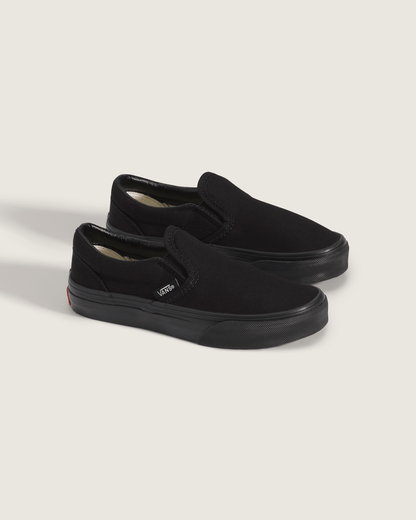 Vans Kids Classic Slip-On Black/Black Shoes