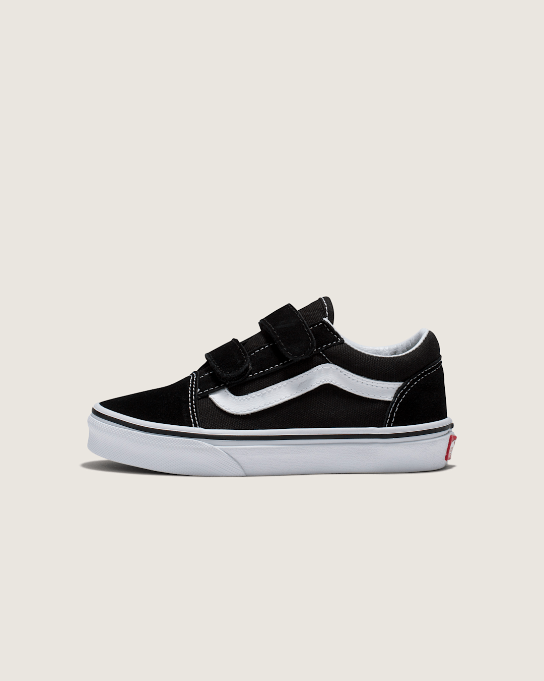 Vans Kids Old Skool V Black/True White Shoes