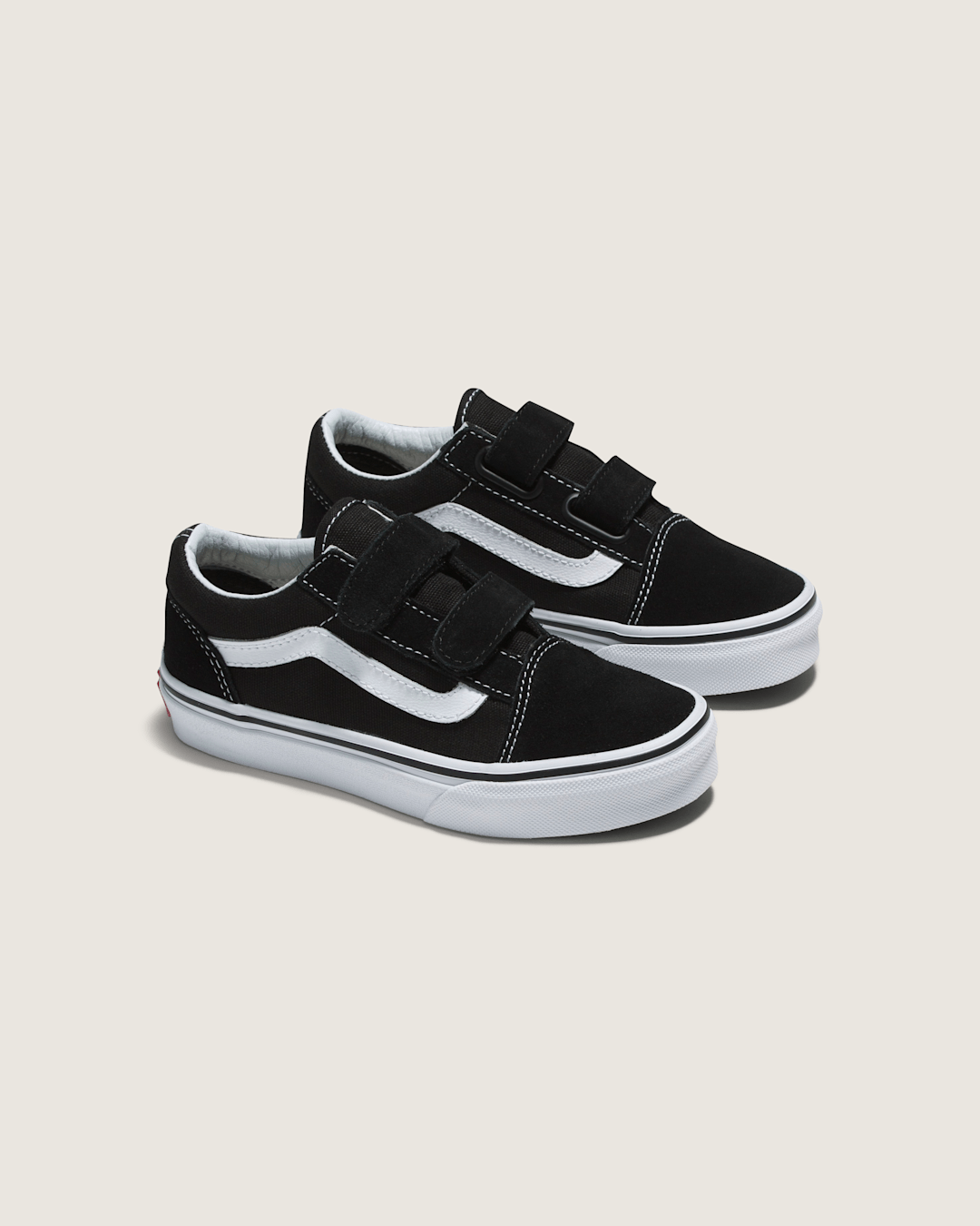 Vans Kids Old Skool V Black/True White Shoes
