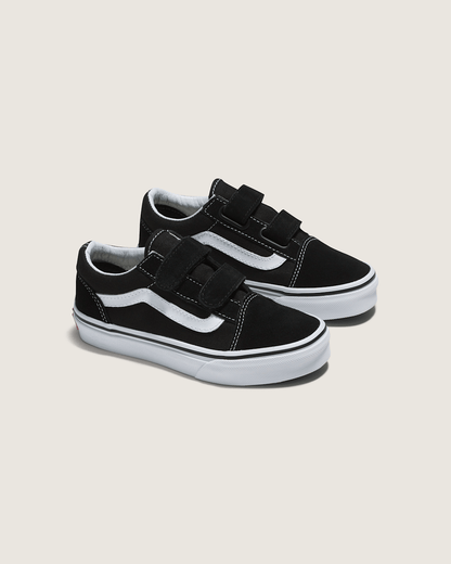 Vans Kids Old Skool V Black/True White Shoes