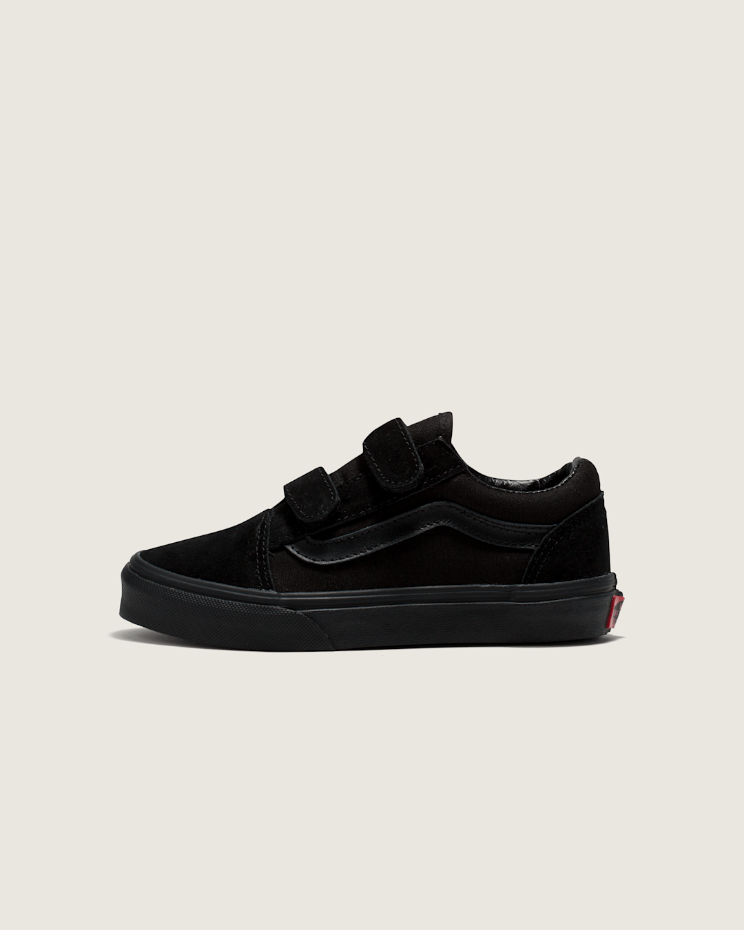 Vans Kids Old Skool V Black/Black Shoes