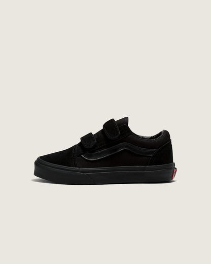 Vans Kids Old Skool V Black/Black Shoes