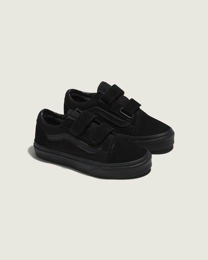 Vans Kids Old Skool V Black/Black Shoes