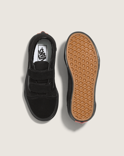 Vans Kids Old Skool V Black/Black Shoes