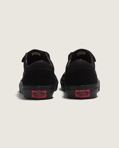 Vans Kids Old Skool V Black/Black Shoes
