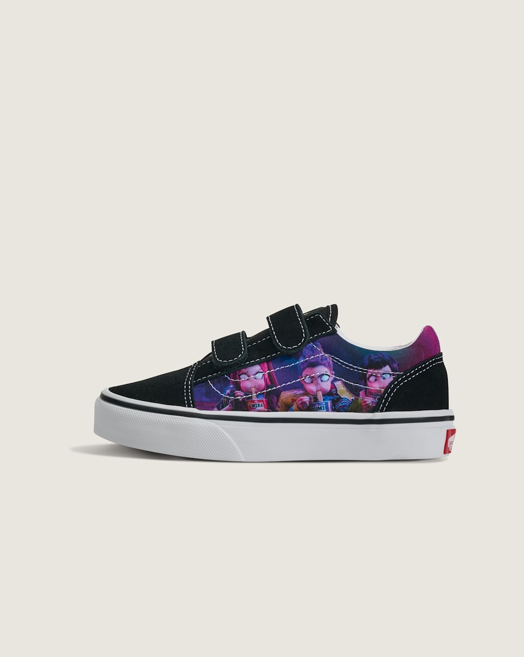 Vans KPop Demon Hunters x Vans Little Kids Old Skool V Shoe in Kpop Demon Hunters Purple
