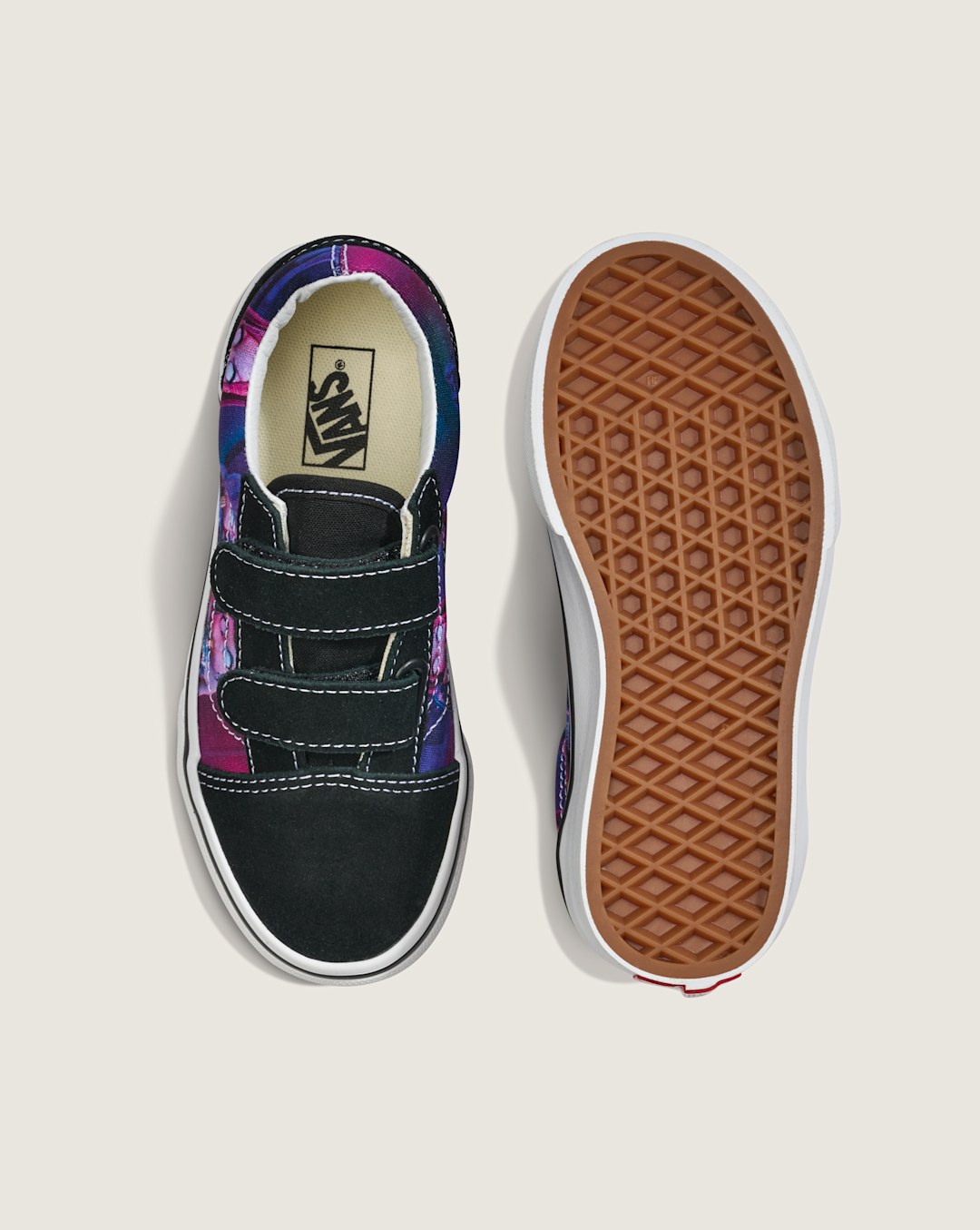 Vans KPop Demon Hunters x Vans Little Kids Old Skool V Shoe in Kpop Demon Hunters Purple