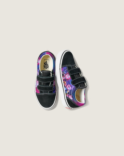 Vans KPop Demon Hunters x Vans Little Kids Old Skool V Shoe in Kpop Demon Hunters Purple