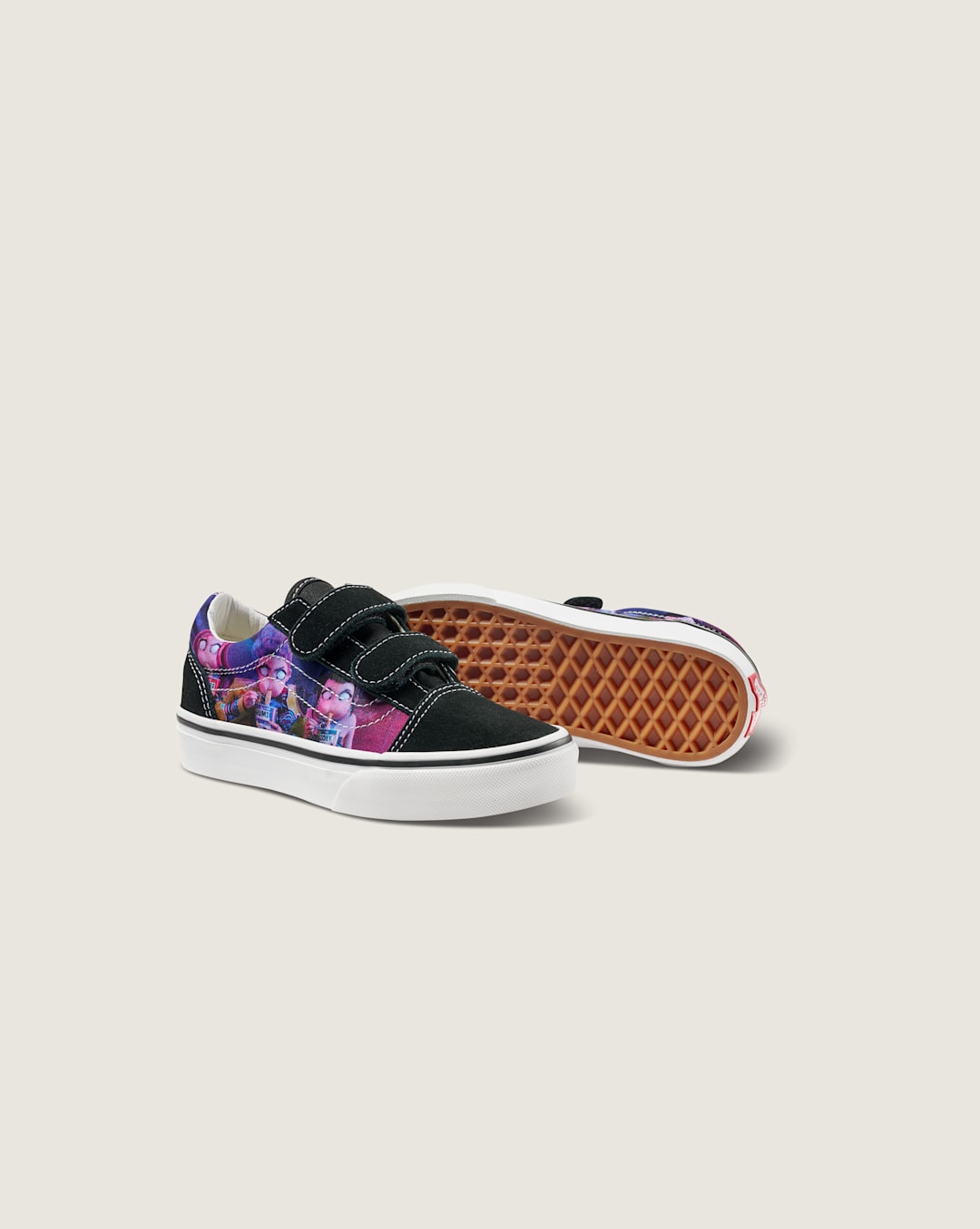 Vans KPop Demon Hunters x Vans Little Kids Old Skool V Shoe in Kpop Demon Hunters Purple