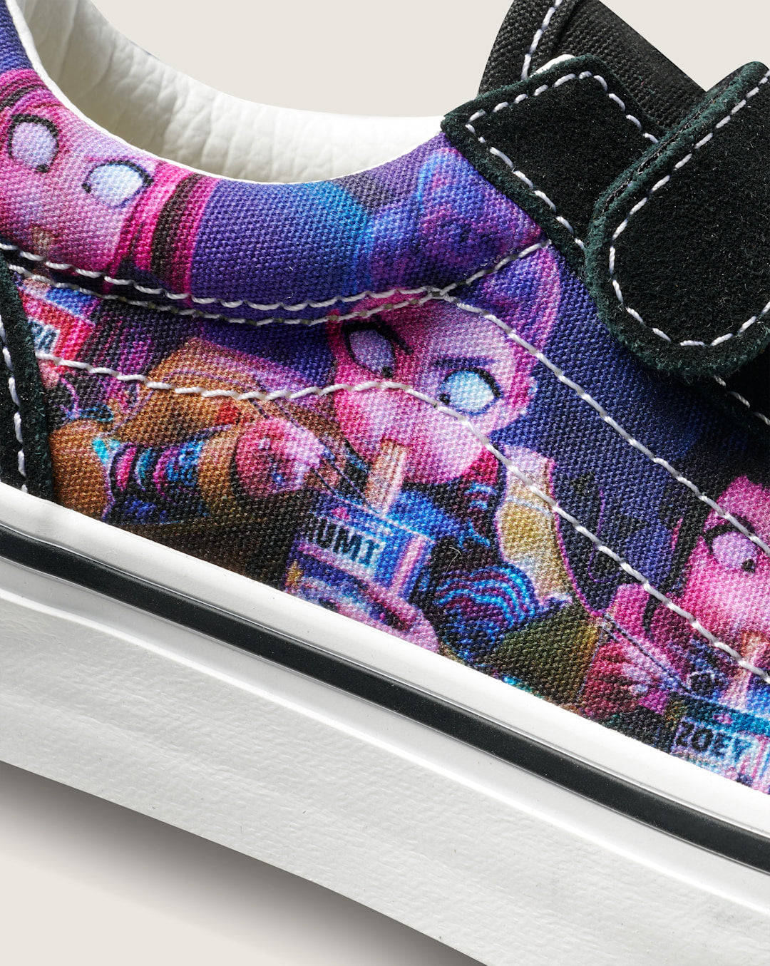 Vans KPop Demon Hunters x Vans Little Kids Old Skool V Shoe in Kpop Demon Hunters Purple