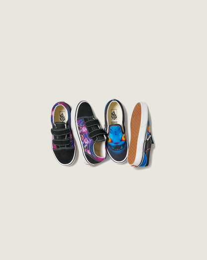 Vans KPop Demon Hunters x Vans Little Kids Old Skool V Shoe in Kpop Demon Hunters Purple