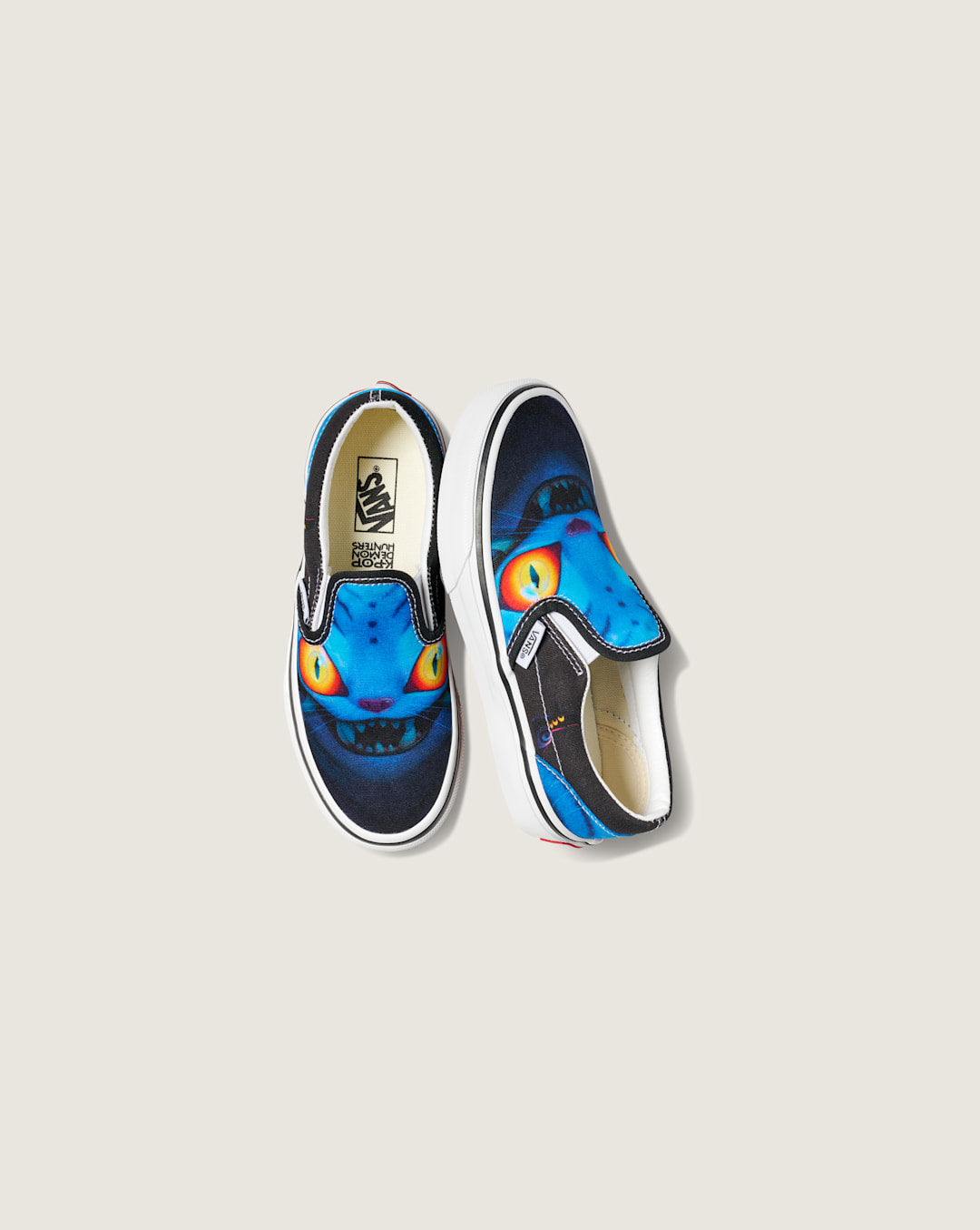 Vans KPop Demon Hunters x Vans Little Kids Classic Slip-On Shoe in Kpop Demon Hunters Black