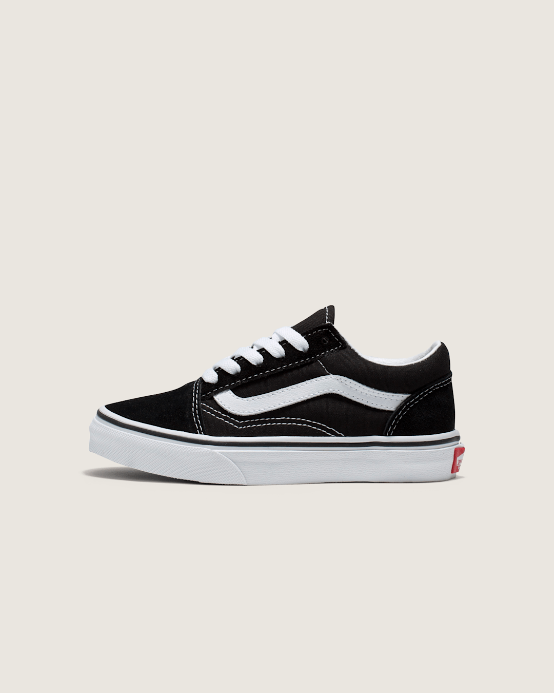 Vans Kids Old Skool Black/True White Shoes