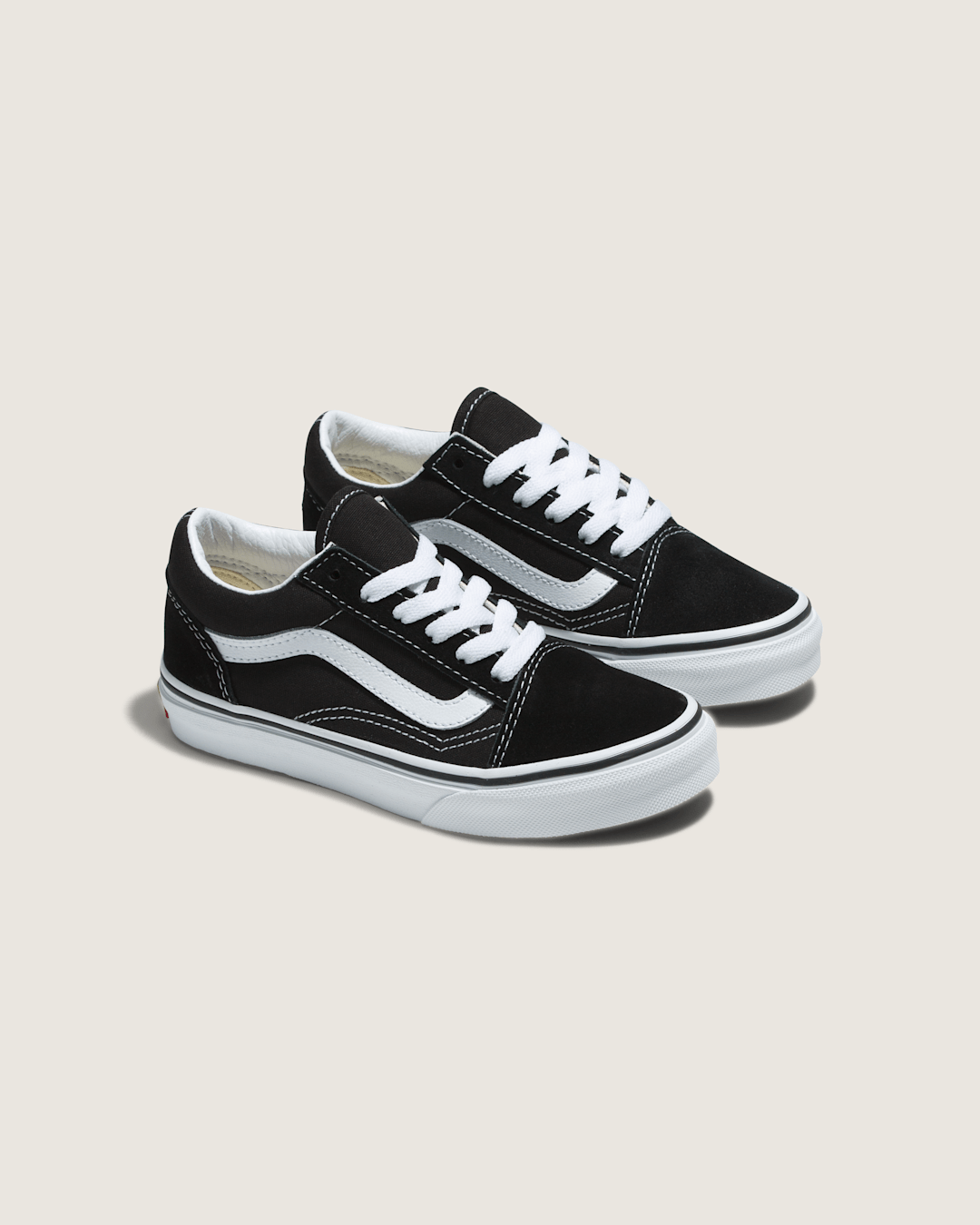 Vans Kids Old Skool Black/True White Shoes
