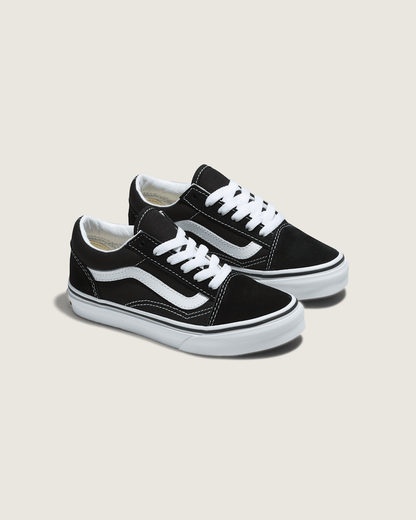 Vans Kids Old Skool Black/True White Shoes