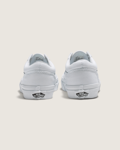 Vans Kids Old Skool True White/True White Shoes