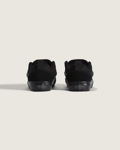 Vans Little Kids Knu Skool Shoe in Triple Black
