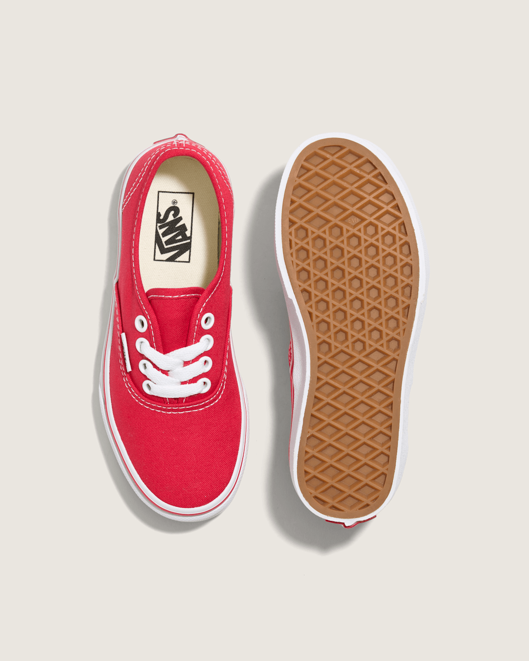 Vans Kids Authentic Red/True White Shoes
