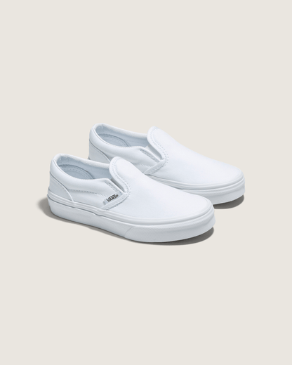 Vans Kids Classic Slip-On True White Shoes
