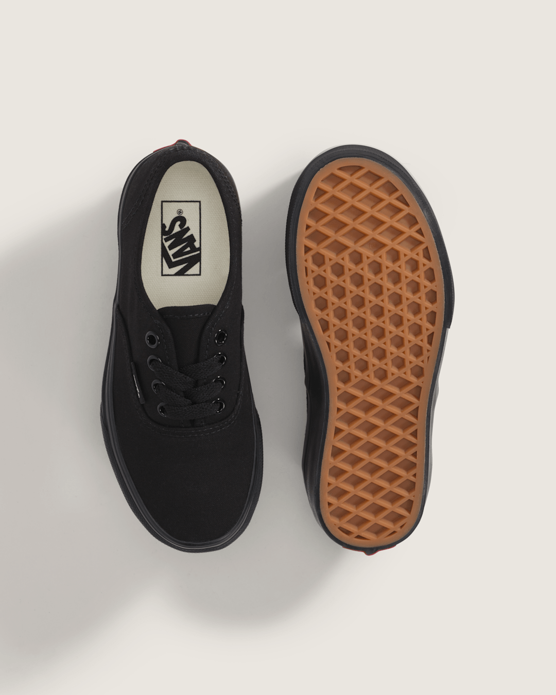 Vans Kids Authentic Black/Black Shoes