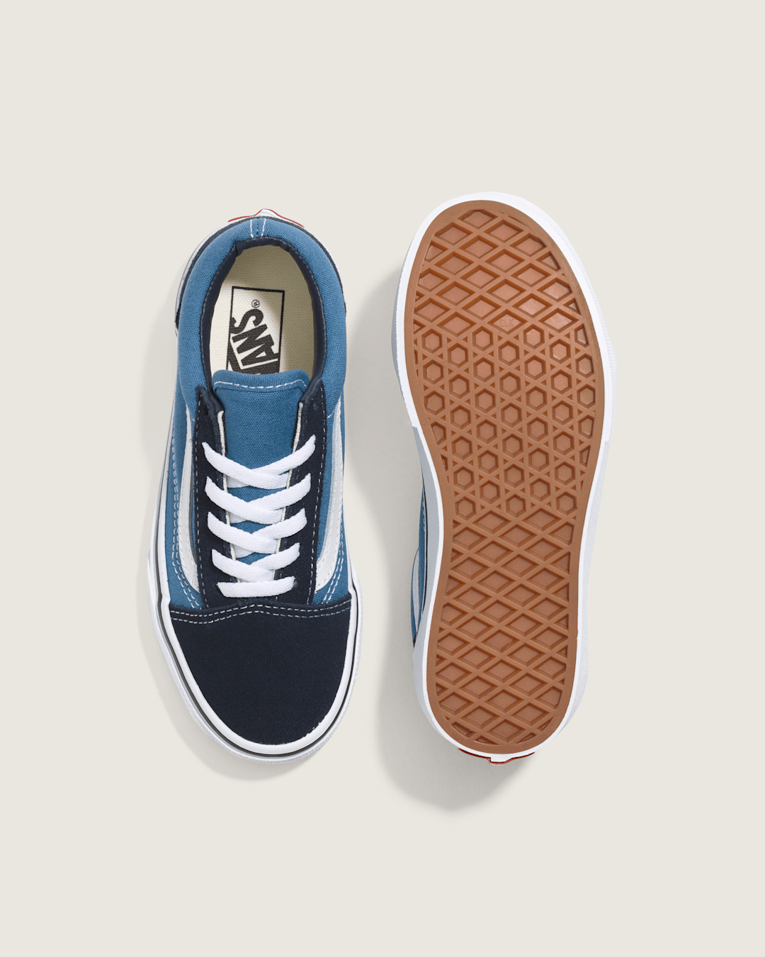 Vans Kids Old Skool Navy/True White Shoes