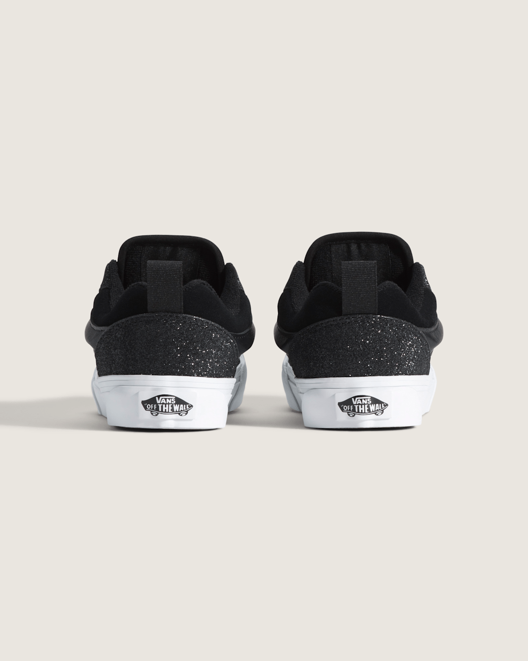 Vans Little Kids Knu Skool Shoe in Dazzled Black