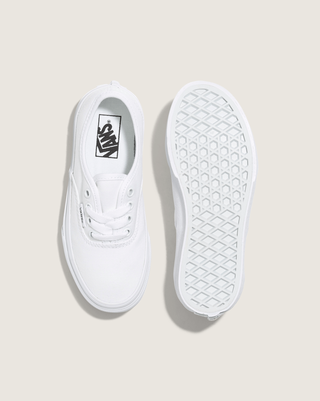 Vans Kids Authentic True White Shoes