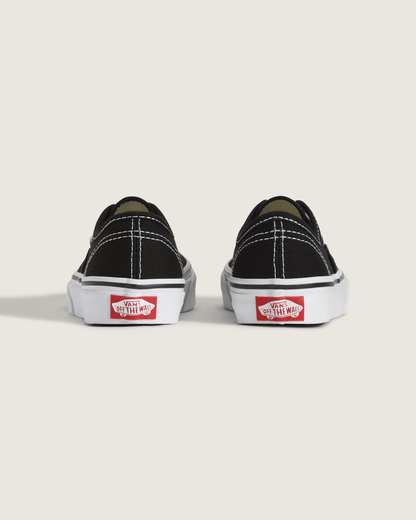 Vans Kids Authentic Black/True White Shoes