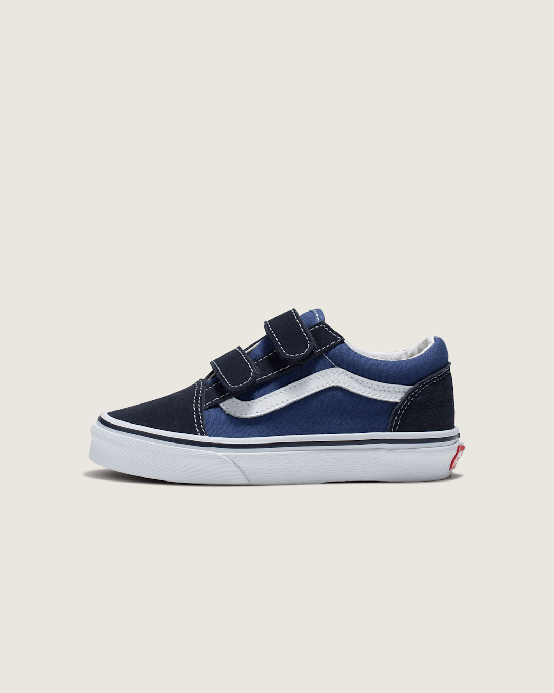 Vans Kids Old Skool V Navy/True White Shoes