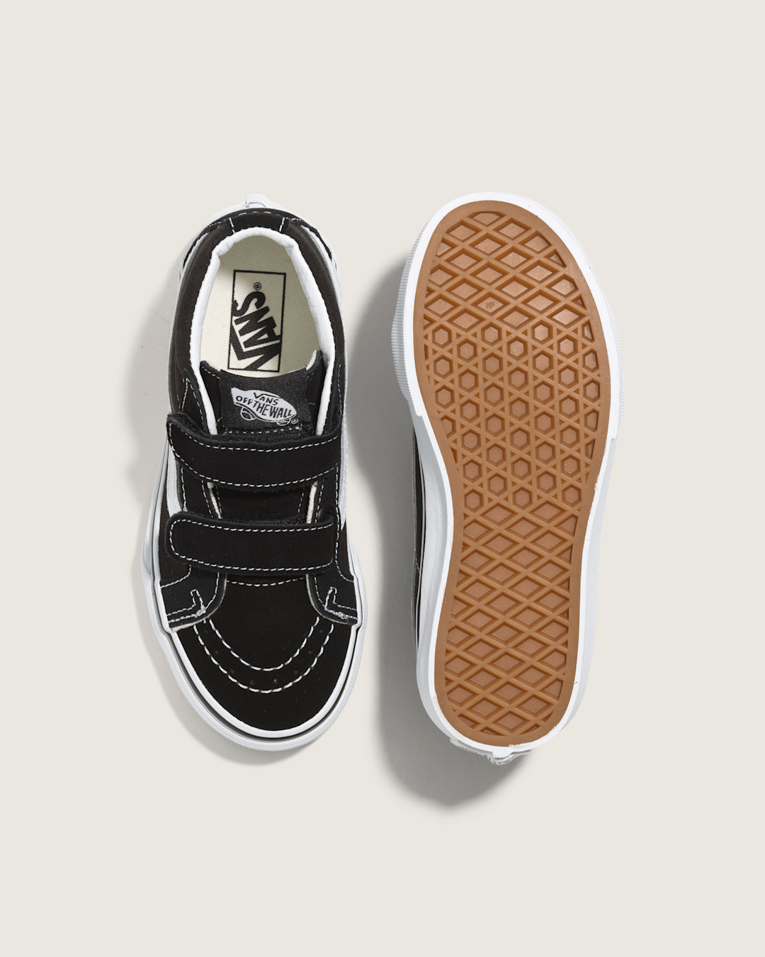 Vans Kids Sk8-Mid Reissue V Black/True White Shoes