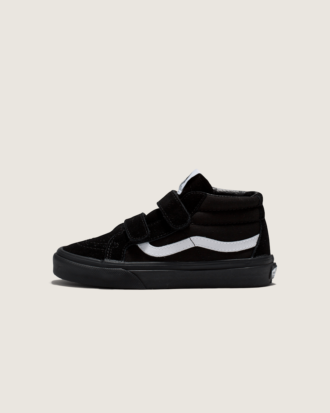 Vans Little Kids Sk8-Mid V Shoe in Blackout