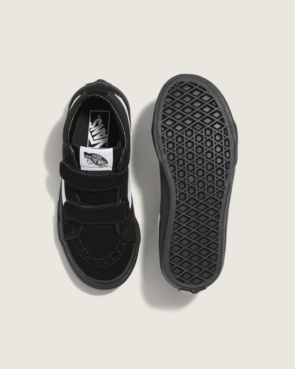 Vans Little Kids Sk8-Mid V Shoe in Blackout