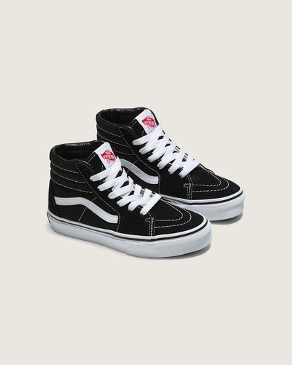 Vans Kids Sk8-Hi Black/True White Shoes