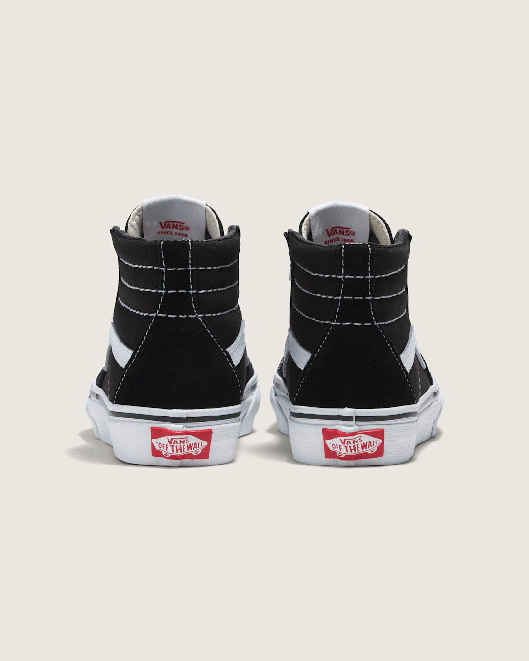 Vans Kids Sk8-Hi Black/True White Shoes
