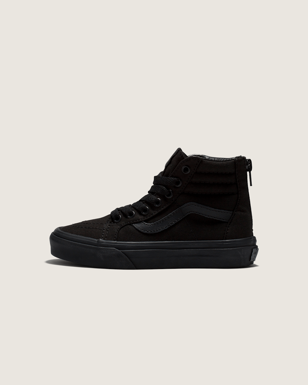 Vans Little Kids Sk8-Hi Zip Checkerboard Shoe in Checkerboard Black / Black